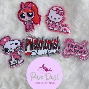 Cartoon character badge reels